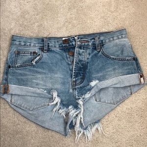 ONE TEASPOON Jean Shorts